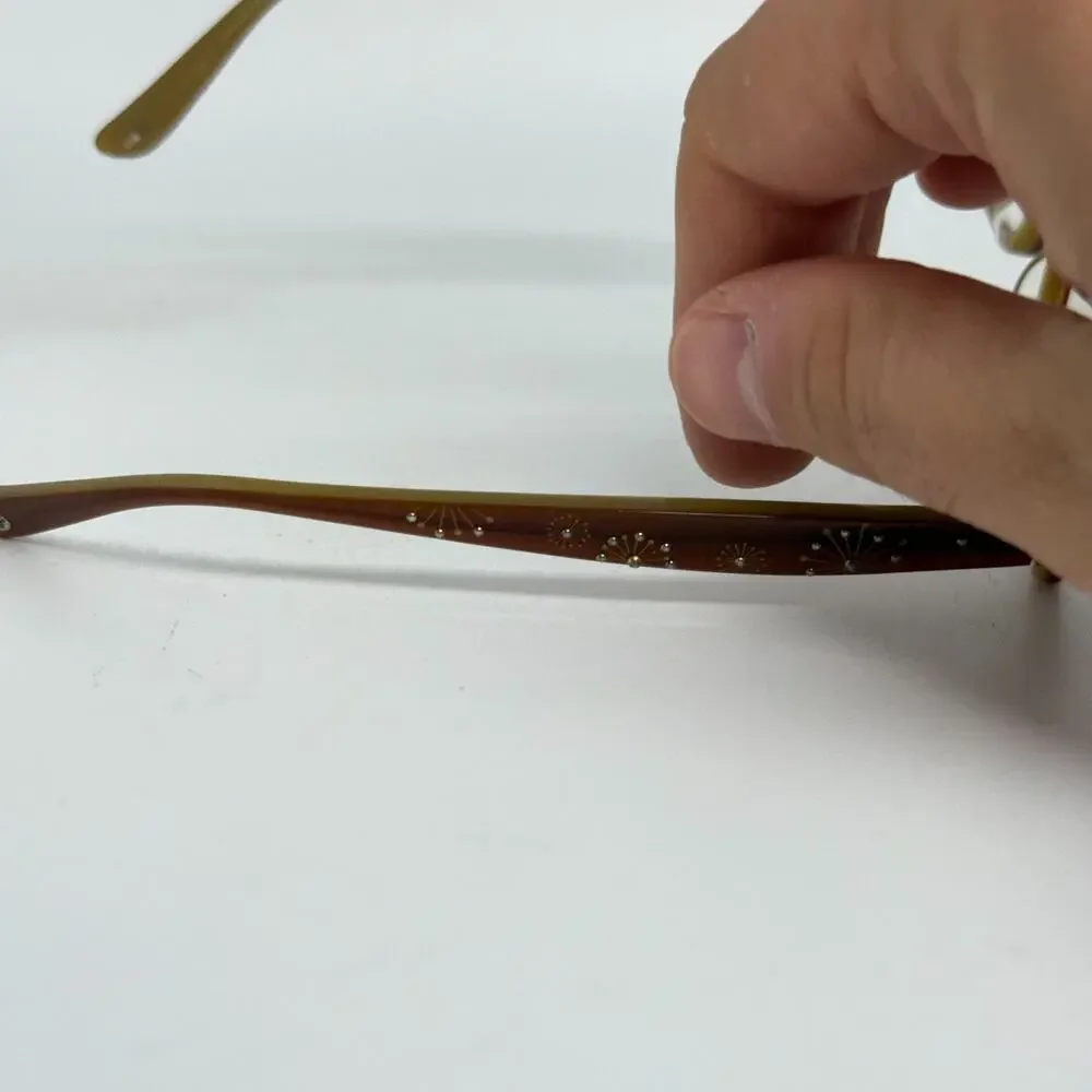 Lulu Guiness‎ L821 Brn Eyeglasses Frames H19835